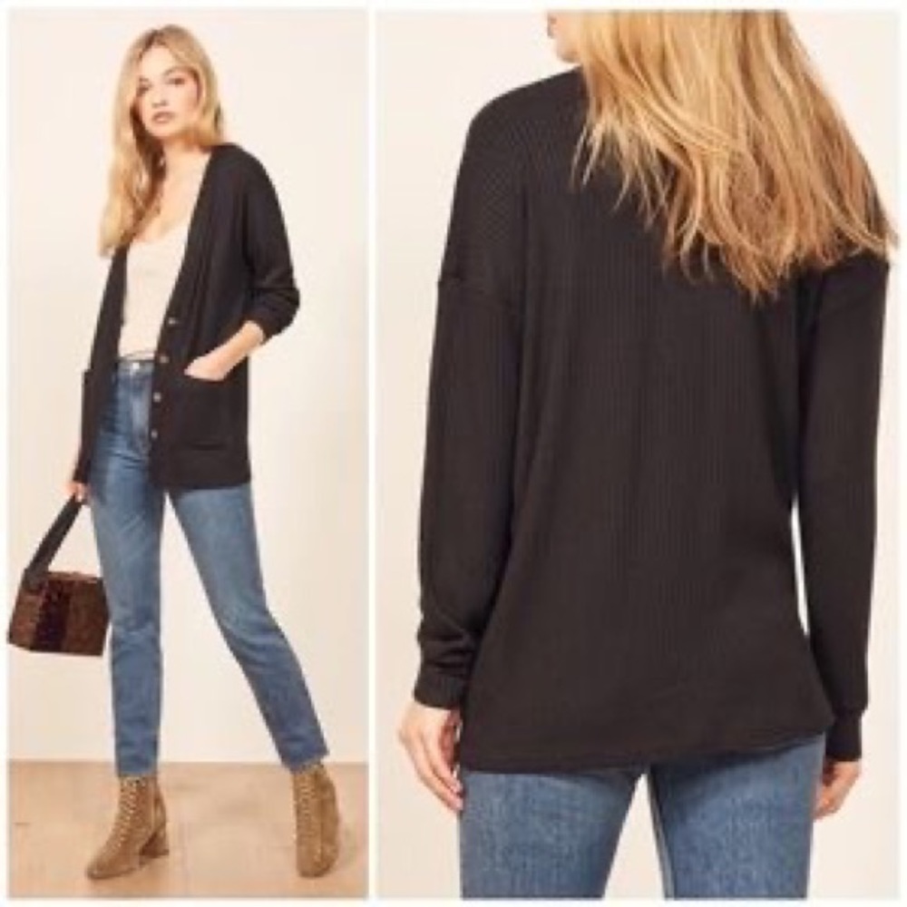 Reformation boyfriend cardigan